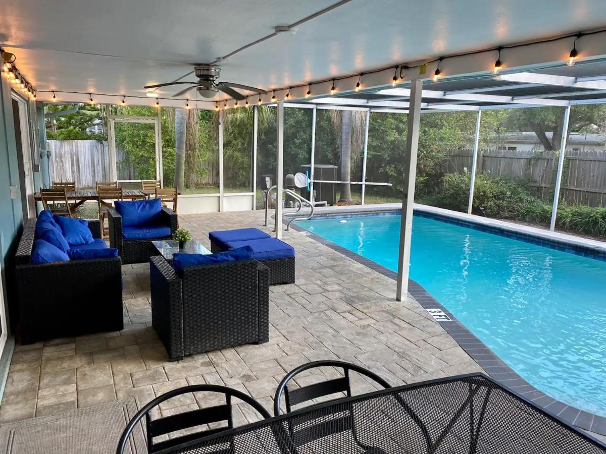 Spacious 5 Bedrooms 3 Bathrooms Family-Friendly Home With Heated Salt Pool Clearwater Bagian luar foto